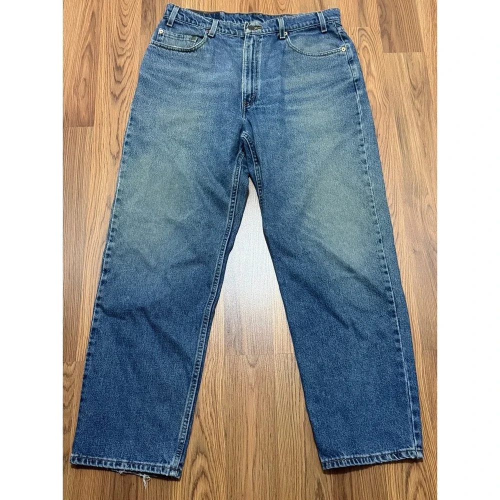 Levi's 550 Men's Jeans 36x30 Relaxed Fit Red Tab Denim Blue